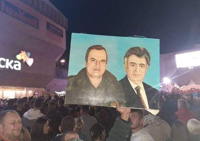 "Oni koji nose slike ratnih zločinaca ne nude promjene"